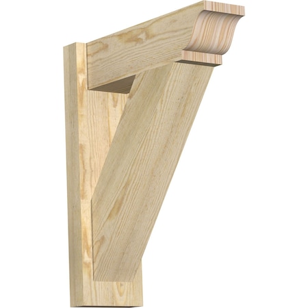 Ekena Millwork Traditional Rough Sawn Traditional Outlooker, Douglas Fir, 6"W x 18"D x 22"H OUT06X18X22TRA01RDF